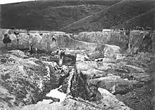 Goldabbau in Gabriel’s Gully, um 1875