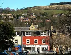 Blick auf Galashiels