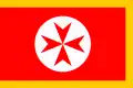 Flagge der Galeeren des Stephansordens: Rot auf Weiß
