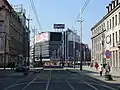 Blick von der Ulica Warszawska