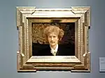 7. Bilderrahmen mit doppelt angesetzten Ohren, Lawrence Alma-Tadema, Porträt von Ignacy Jan Paderewski.
