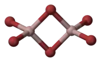 Strukturformel von Gallium(III)-bromid