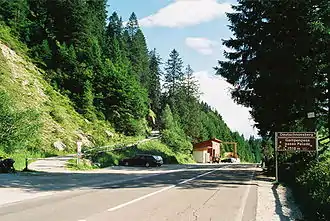 Passhöhe, Blick nach Süden
