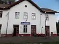 Bahnhofsgebäude in Mihăileni