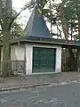 Gartenstadt Hellerau: Garage (Einzeldenkmal zu ID-Nr. 09210046)