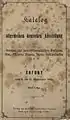 Katalog einer Gartenbauausstellung von 1865, Erfurt
