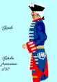 Uniform des Régiment des Gardes françaises 1757