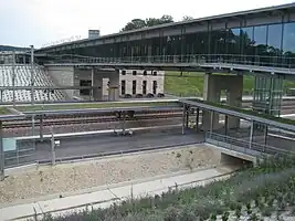 Der Bahnhof im Juli 2012
