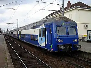 Ein VB 2N Zug in der Transilien-Lackierung
