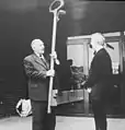 1968 Schlüsselübergabe     Wellenbad Horumersiel