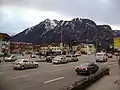 B 2 im Zentrum von Garmisch-Partenkirchen