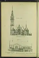 Nordwest-AnsichtSchnitt b–a