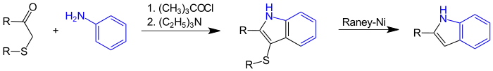 Indol-Synthese nach Gassman