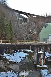 Gasteiner Ache bei Niedrigwasser