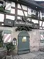 Eingang zum Gasthaus Rottner, Winterstraße 15