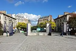 Eingang zum Parc Georges Brassens