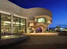 Besuchereingang des Museums