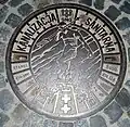 Schachtdeckel in Danzig (Gdańsk)