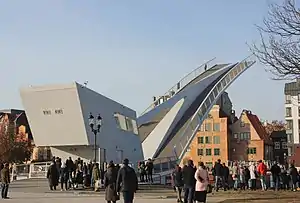 Kładka przez Motławę