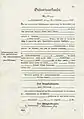 Geburtsurkunde (Auszug) Frieda Geest geb. 21. Oktober 1893, Standesamt Neukirchen in Holstein, 4. August 1938