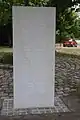 Gedenkstein von 2019 (Rückseite)