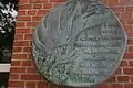 Gedenktafel zum Brand der Synagoge