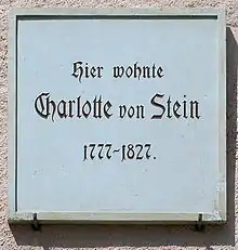 Gedenktafel