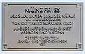 Gedenktafel zum Schadowschen Münzfries am OSZ-Schulgebäude