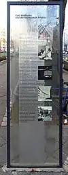 Stele in der Behmstraße in Berlin-Gesundbrunnen