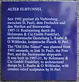Gedenktafel Alter Elbtunnel