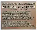 Gedenktafel am Haus Keithstraße 8 in Berlin-Schöneberg