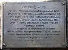 Dicke Marie,Schwarzer Weg