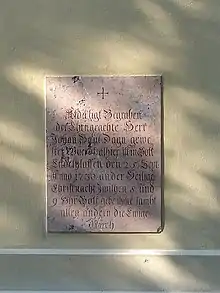 Johan Baul Dägn (1670/72 – 1730), Tafernwirt im heutigen Alten Wirt und Gasthaus Zur Post, Vater von Emmerich Däger