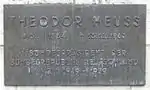 Gedenktafel anlässlich der Umbenennung nach Theodor Heuss