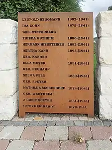 Gedenktafel 1