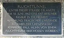 Gedenktafel, Zimmerstraße 54, in Berlin-Mitte