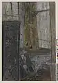 Ilka Gedő: Frauenfigur in der Fabrikhalle, 1947–48, British Museum