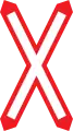 6d: Andreaskreuz