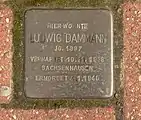 Stolperstein für Ludwig Dammann