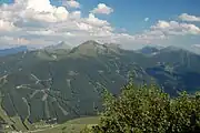 Charakteristische Mittelgebirgszone der zentralen Alpen (Niedere Tauern, Abschnitt des Alpenhauptkammes)