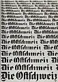 Werbung für Tageszeitung Die Ostschweiz, 1966