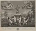 Kupferstich nach Amorettentanz von Francesco Albani