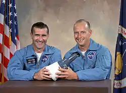 v.l. Richard Gordon und Pete Conrad