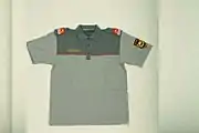 Kurzärmeliges Uniformpolo der Gendarmerie