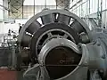 Druckluftkompressor in der Maschinenhalle