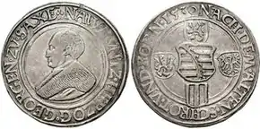 Herzog Georg, Guldengroschen von 1530 (Alleinprägung)