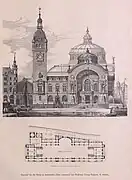Entwurf für die Börse in Amsterdam (1888)