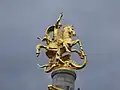 Der Heilige Georg kämpft mit dem Drachen