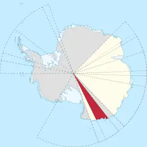 George V Land als Distrikt des Australischen Antarktisterritoriums