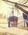 Georges Seurat:Der Hafen von Honfleur, 1886